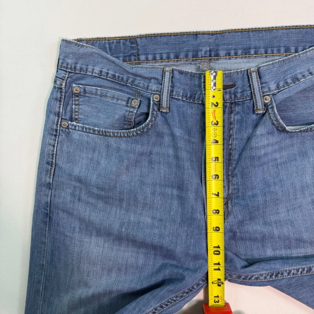 Levis 505 Regular Fit Straight Leg Jeans Mens 34x30 Medium Wash Blue 00505-0236